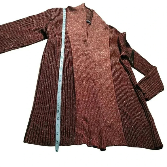 Jones New York Collection Woman 2 Ton Red Cardigan Sweater Longsleeve Size 2X - Picture 4 of 9